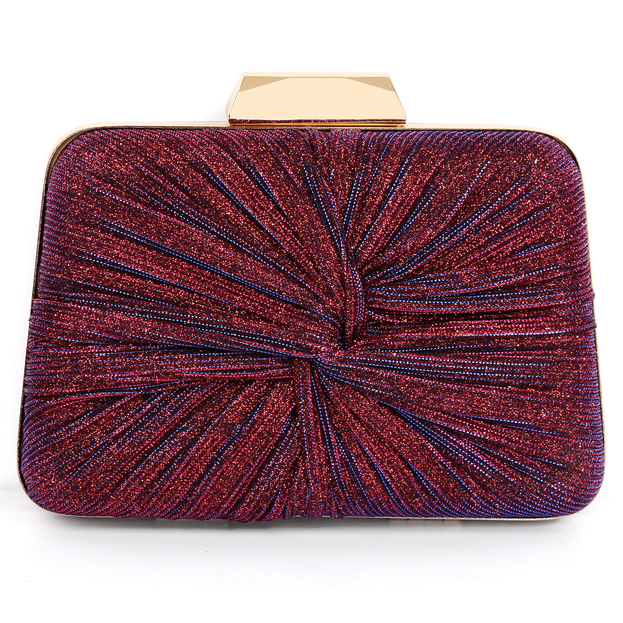 Modern silver crystal handbag for elegant evening events